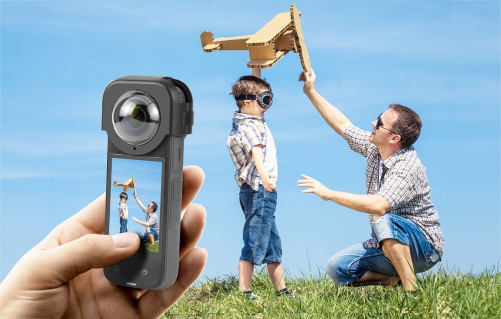 PULUZ lencsevédő burkolat Insta360 X4 akicókamerához (PU978B)-4