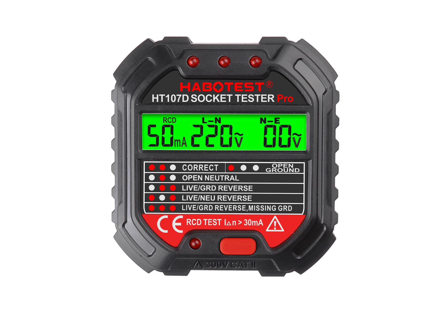 Habotest HT107D aljzatvizsgáló digitális kijelzővel-0