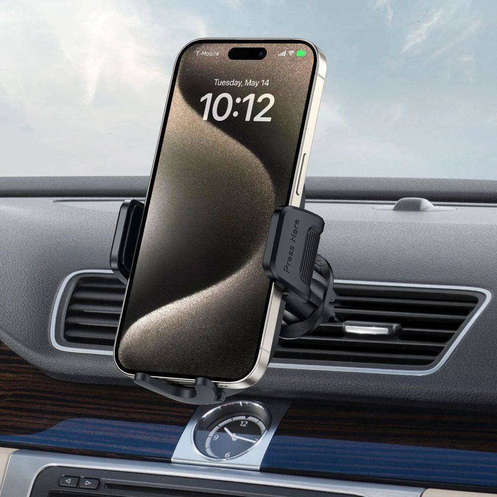 Tech-Protect V7 autós telefontartó, műszerfalra / szellőzőrácsra - fekete-9