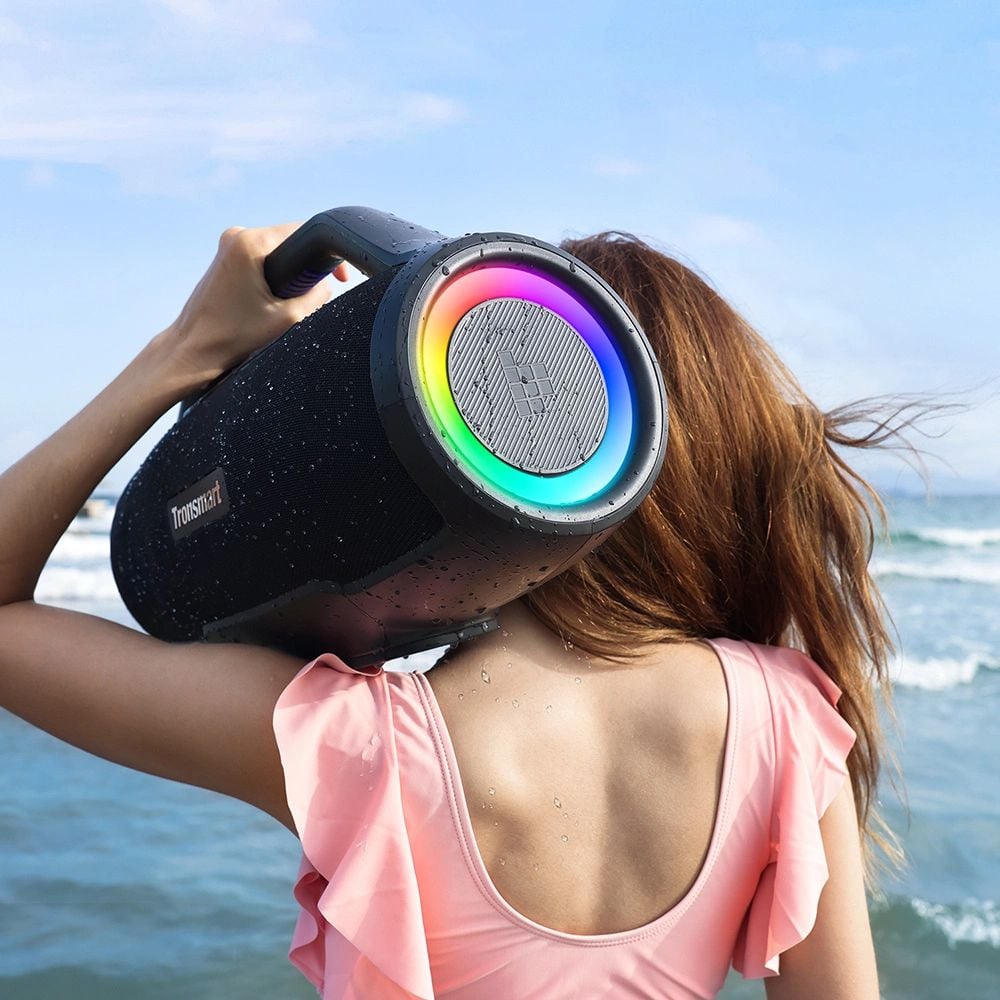 Tronsmart Bang Max 130W Bluetooth 5.3 IPX6 Hordozható Party Hangszóró - Fekete-2