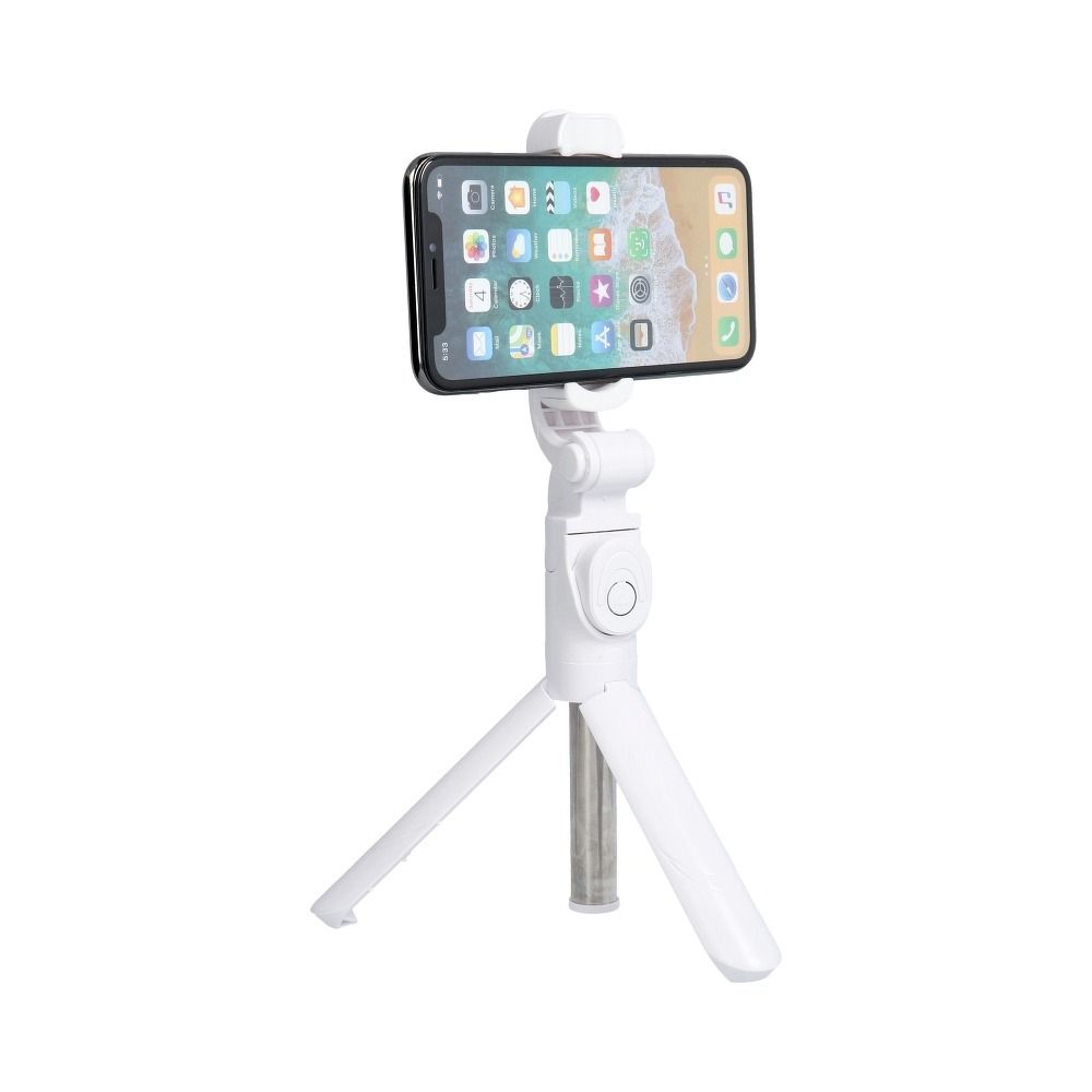 Combo selfie bot állvánnyal és Bluetooth távvezérlővel fehér SSTR-12-5