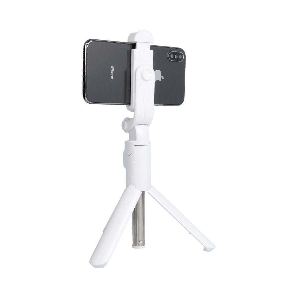 Combo selfie bot állvánnyal és Bluetooth távvezérlővel fehér SSTR-12-6