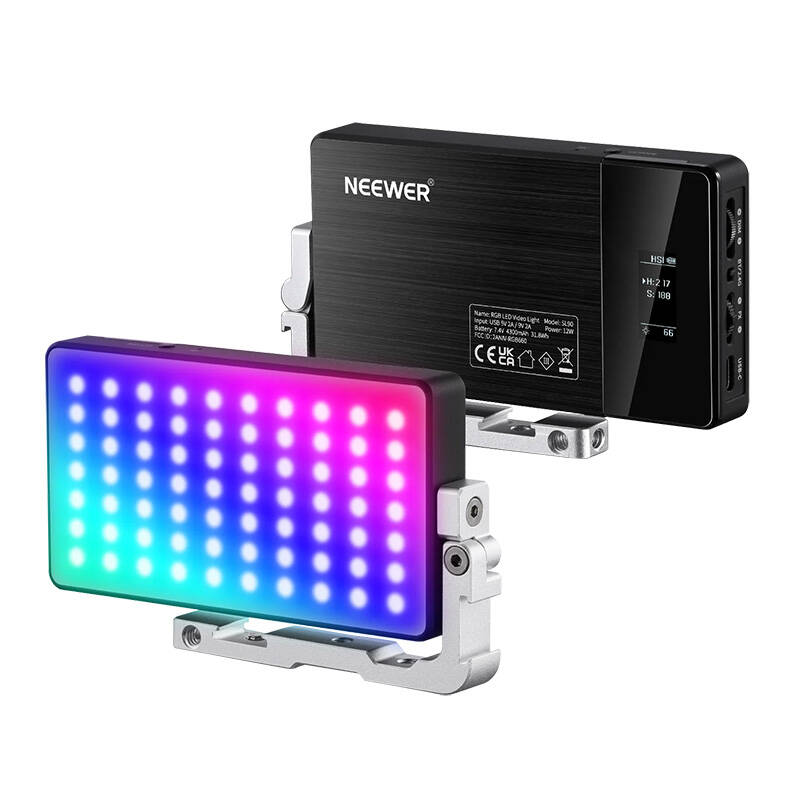 Neewer SL90 Pro RGB LED lámpa, videólámpa 12W 2500-10000K-1