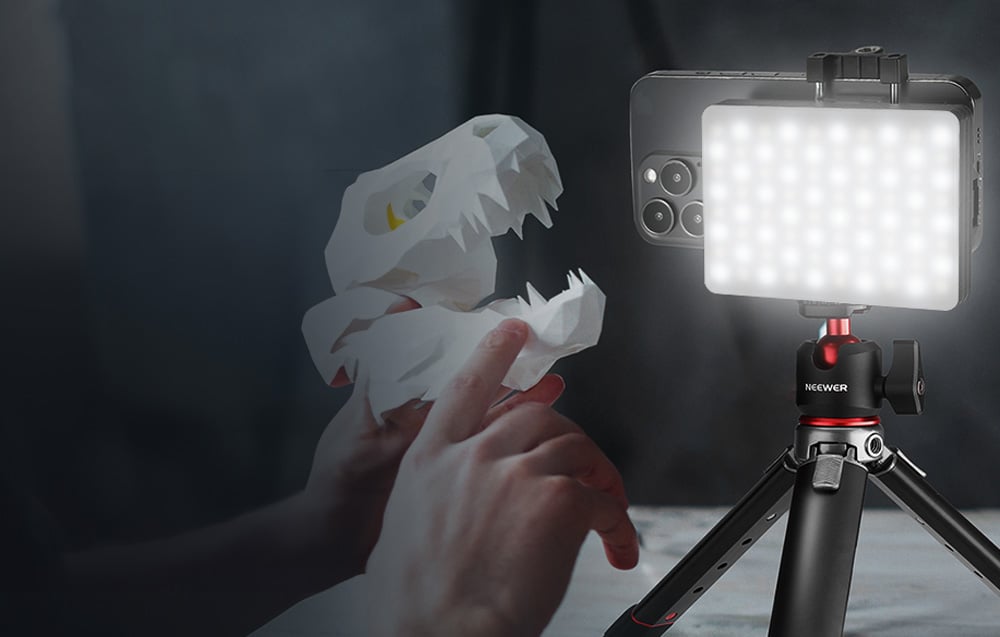 Neewer VL67C RGB LED selfie videólámpa 5W-2