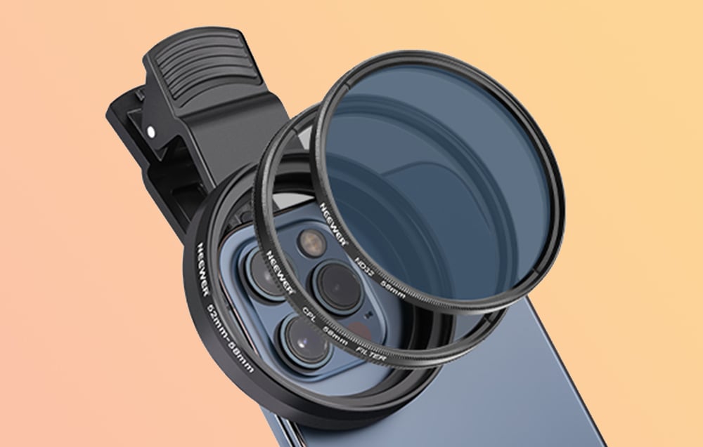 Neewer 58mm mobiltelefon szűrőkészlet-2