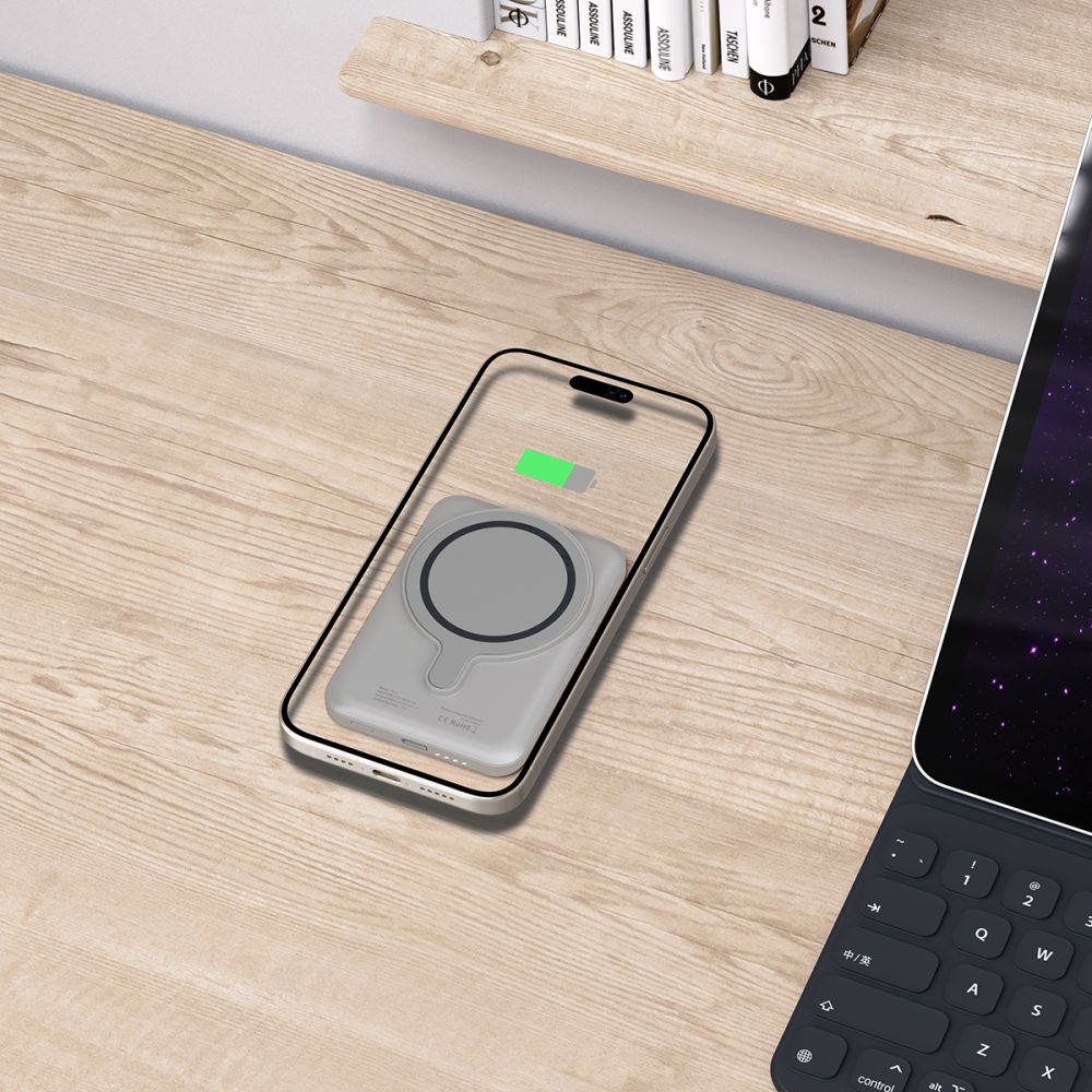 Tech-protect Pb10 Lifemag Magsafe Power Bank 5000mah Titanium-6