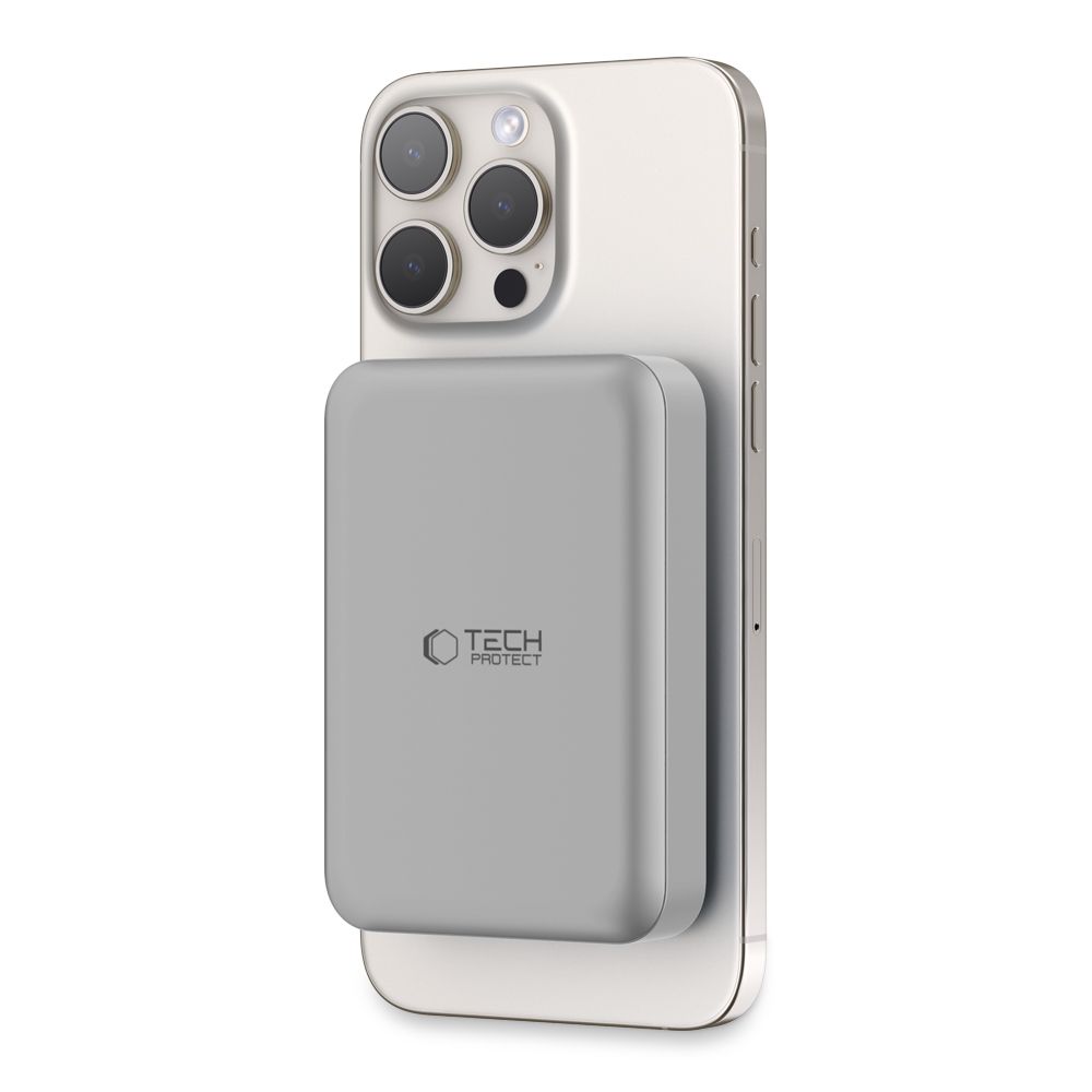Tech-protect Pb11 Lifemag Magsafe Power Bank 10000mah Titanium-1