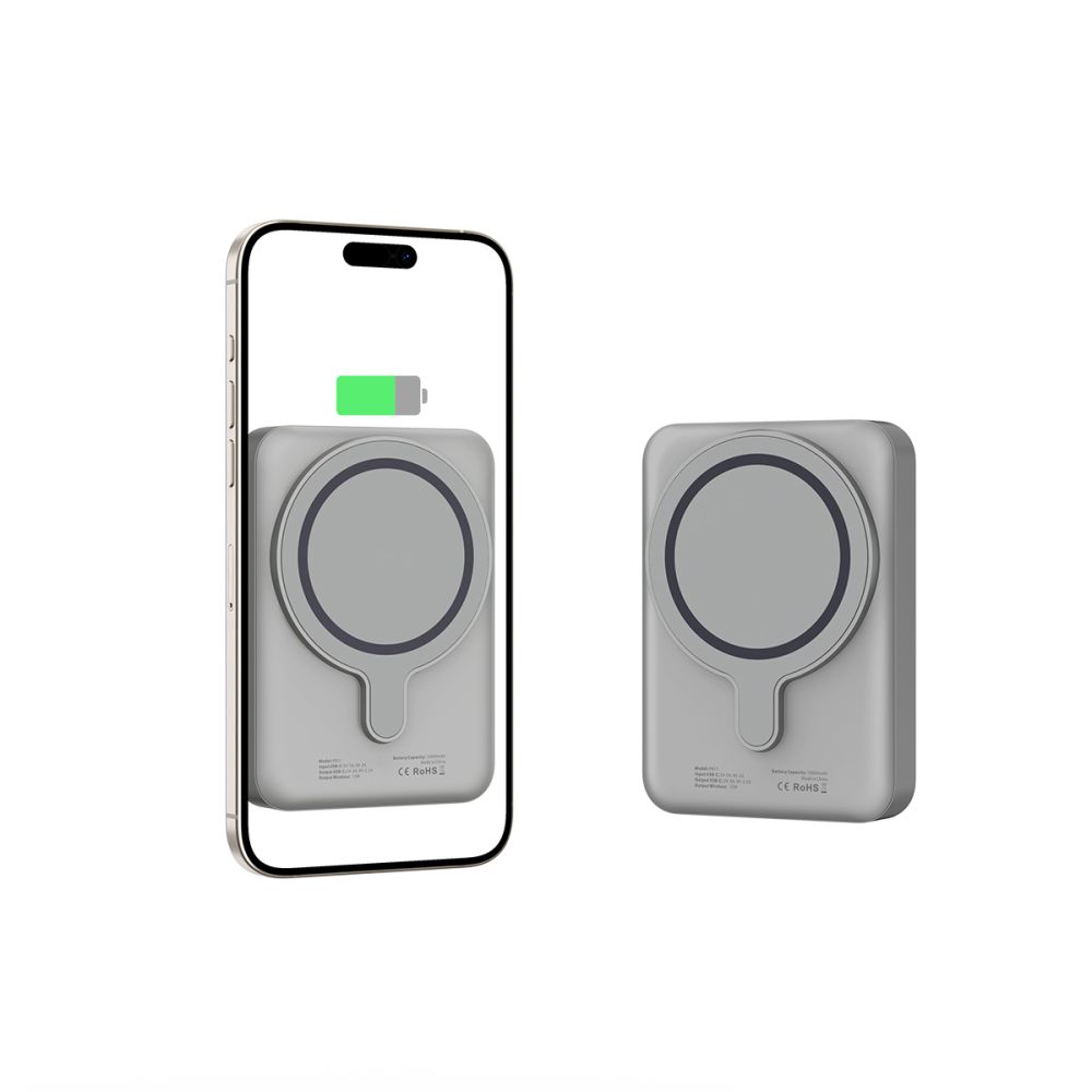 Tech-protect Pb11 Lifemag Magsafe Power Bank 10000mah Titanium-3