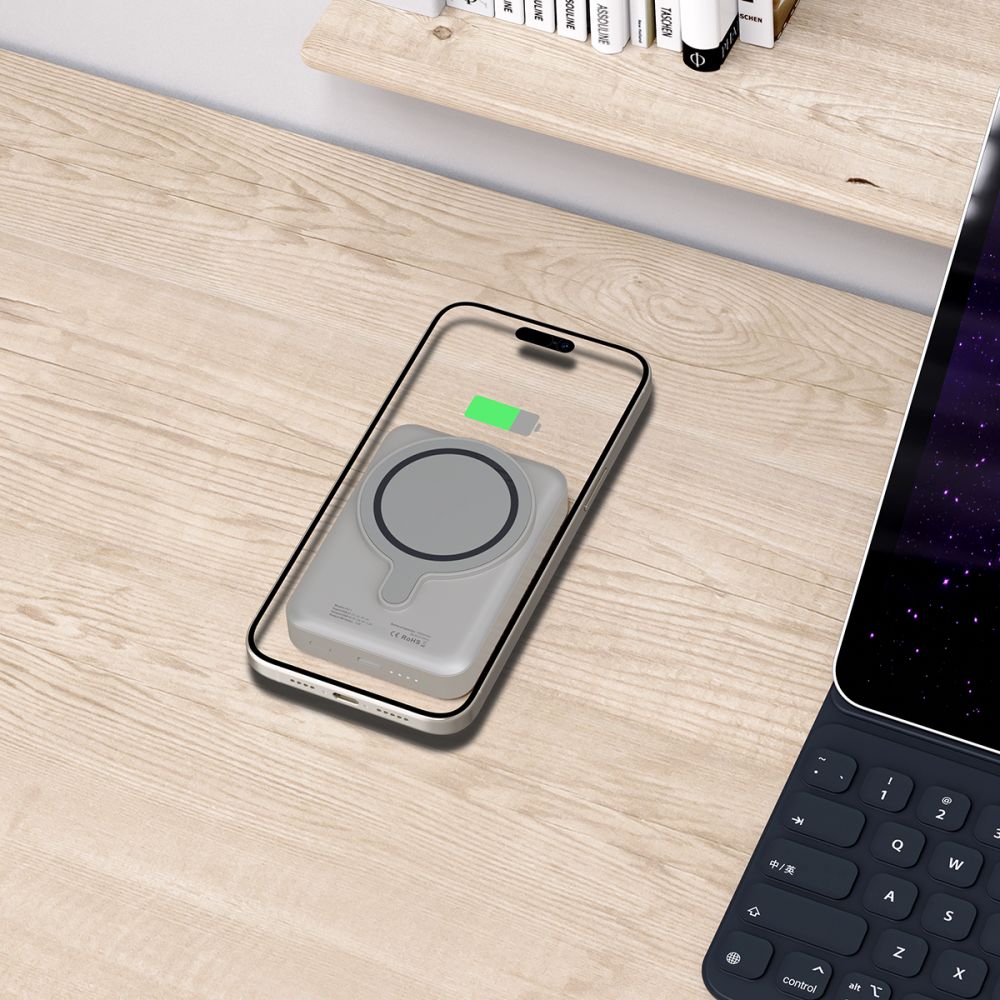 Tech-protect Pb11 Lifemag Magsafe Power Bank 10000mah Titanium-6