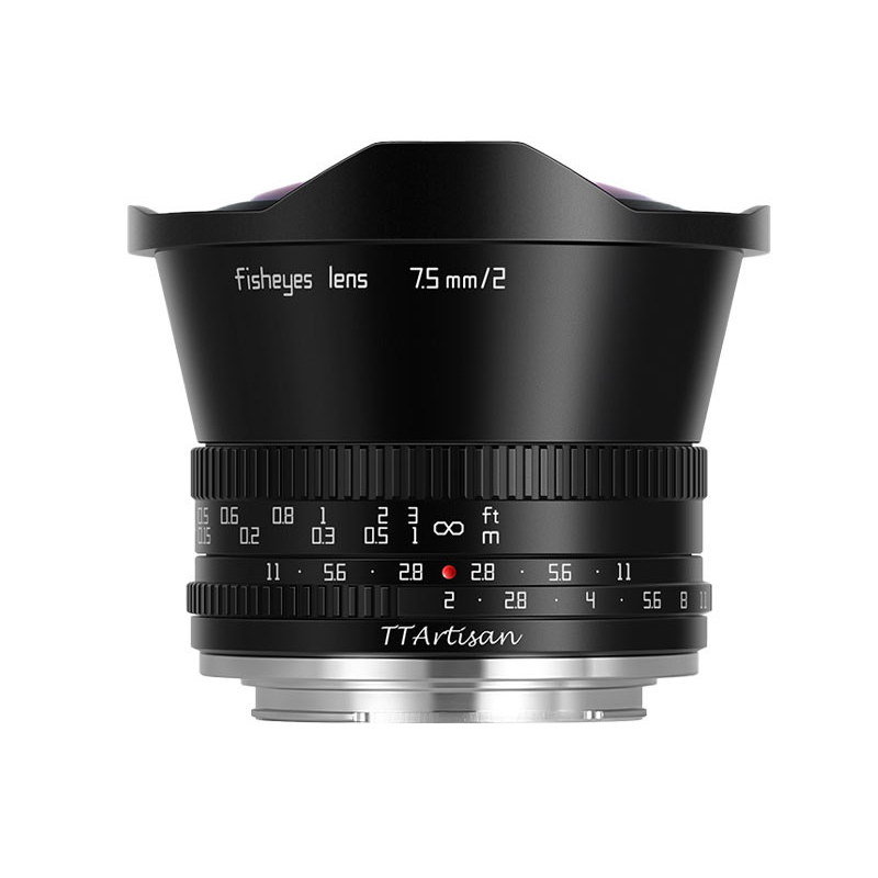 TTartisan 7,5mm f2 Fekete (Sony E) objektív-0