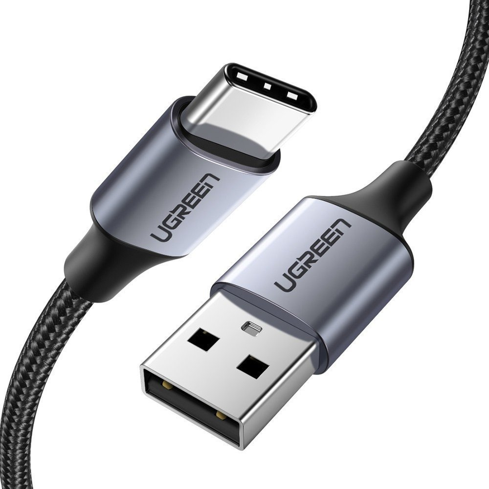 Ugreen US288 USB-A - USB-C QC 3.0 3A 2m kábel, szürke-11