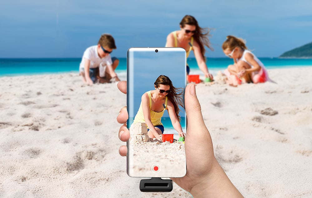 APEXEL dupla vezeték nélküli mikrofon lightning (iOS) (APL-MIC014)-8