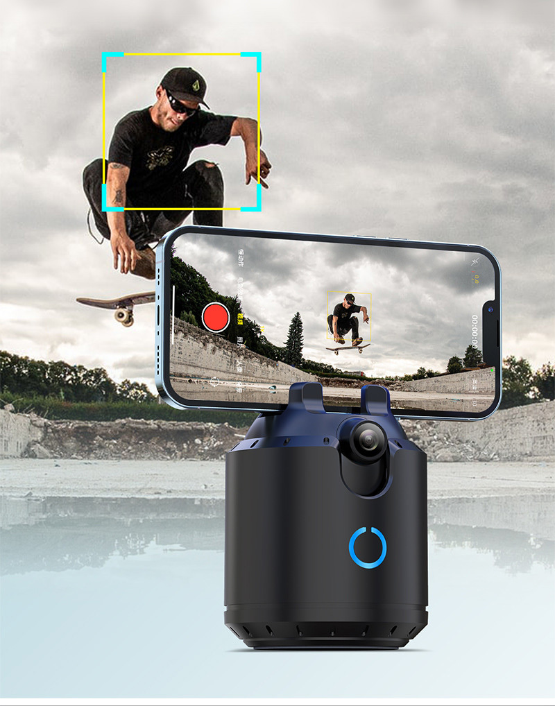 Telefon tartó 360° arc követéssel P3 fekete-4