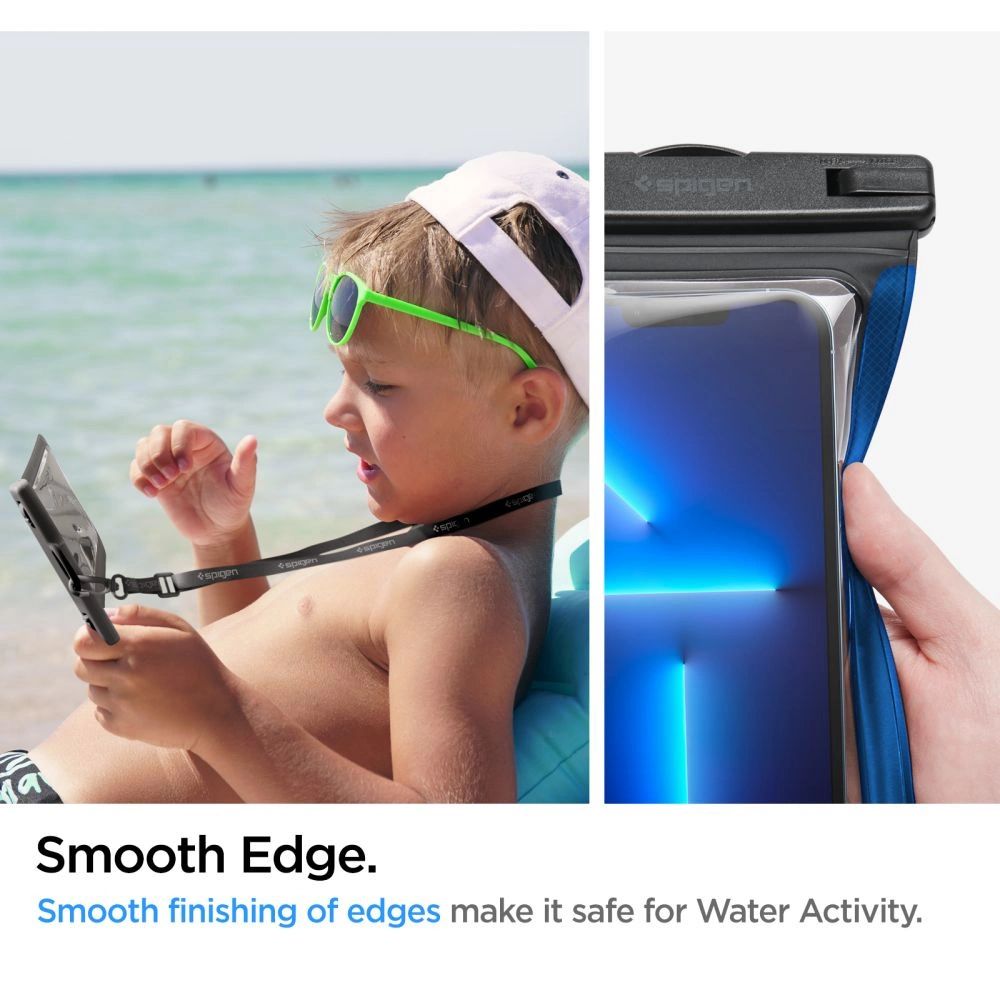 Spigen Aqua Shield A601 tok vízálló IPX8 - fekete 2 db-2