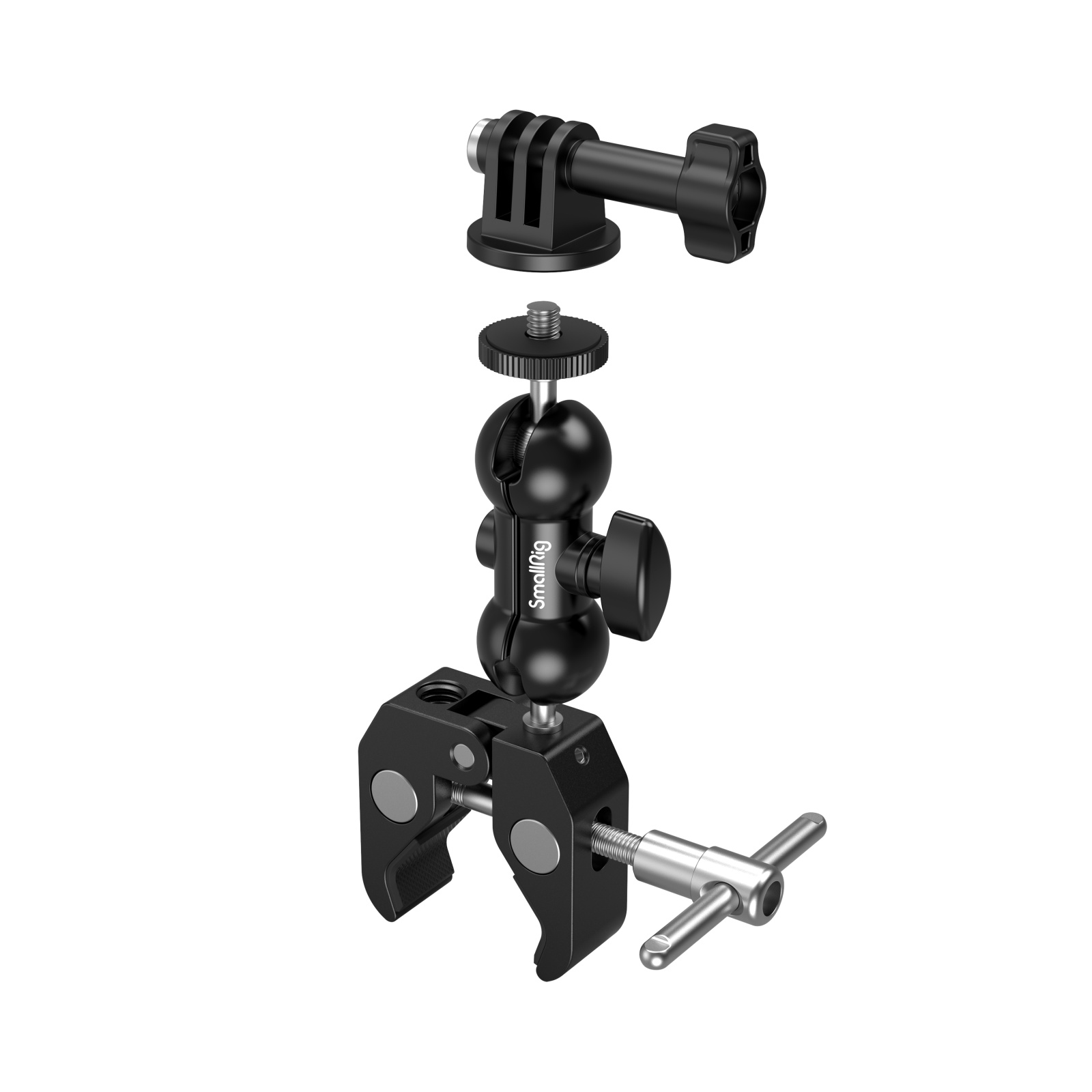 SmallRig multifunkciós rögzítő satu és gömbfejes Magic Arm akciókamera adapterrel (1138B)-0