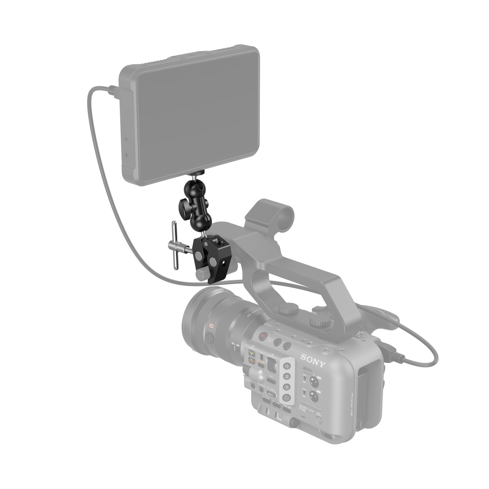 SmallRig multifunkciós rögzítő satu és gömbfejes Magic Arm akciókamera adapterrel (1138B)-6