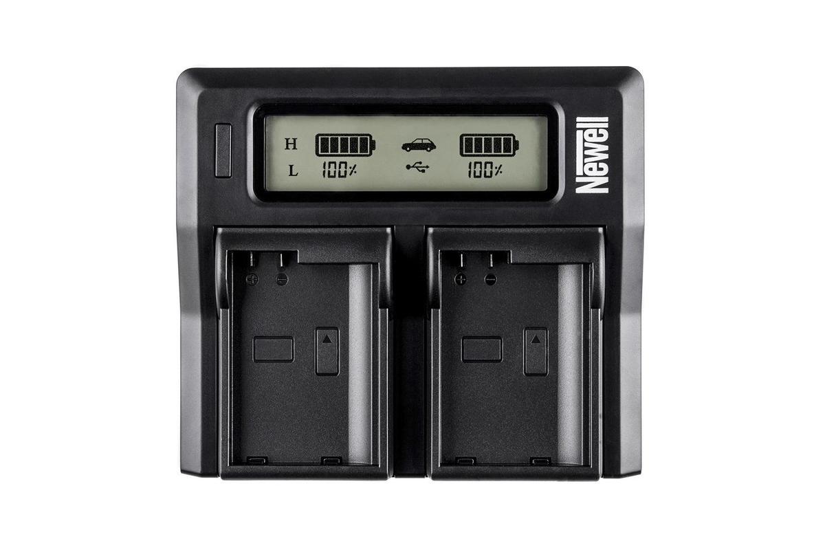 Newell DC-LCD dupla töltő Fujifilm NP-T125 akkumulátorokhoz-0