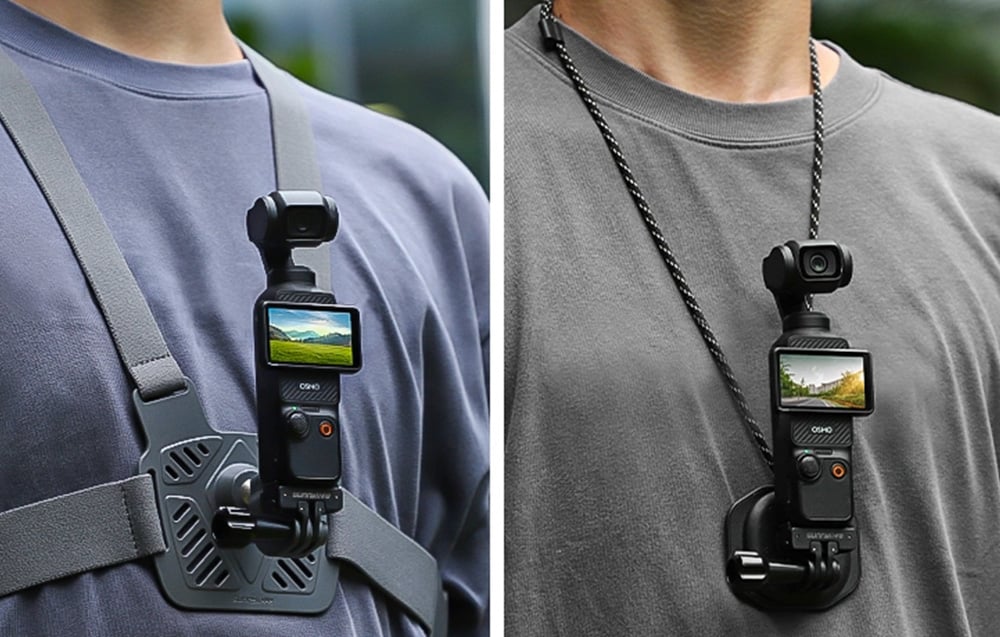 Sunnylife összecsukható gyorskioldó akciókamera adapter DJI Osmo Pocket 3-hoz-4
