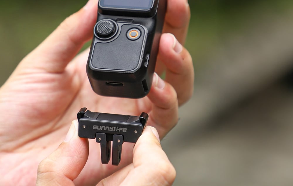 Sunnylife összecsukható gyorskioldó akciókamera adapter DJI Osmo Pocket 3-hoz-2