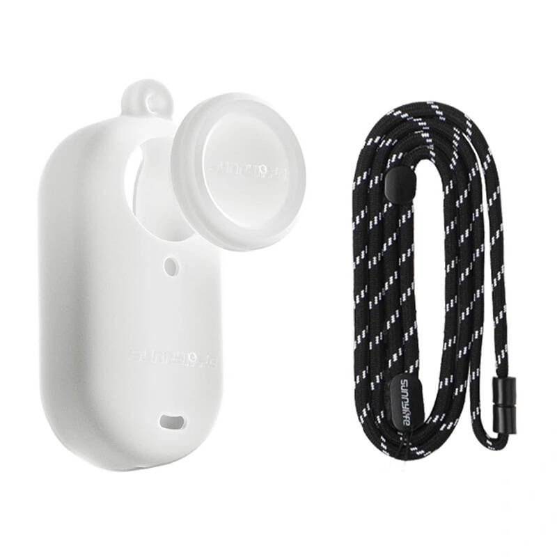 Sunnylife szilikon tok pánttal Insta360 GO 3S-hez (fehér) (G3S-BHT837-W)-0