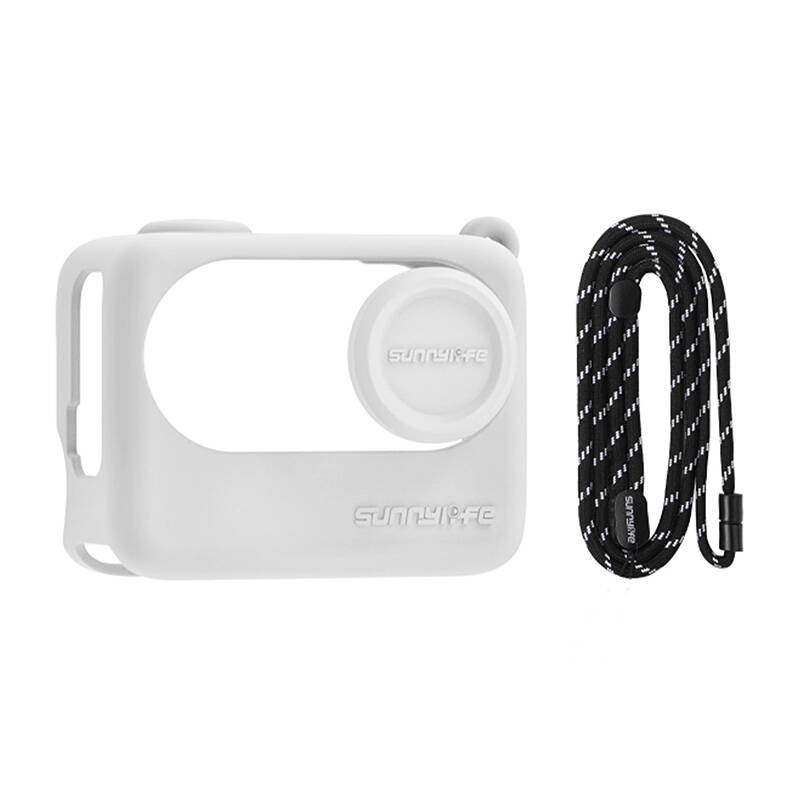 Sunnylife szilikon tok pánttal Insta360 GO 3S-hez (fehér) (G3S-BHT838-W)-0