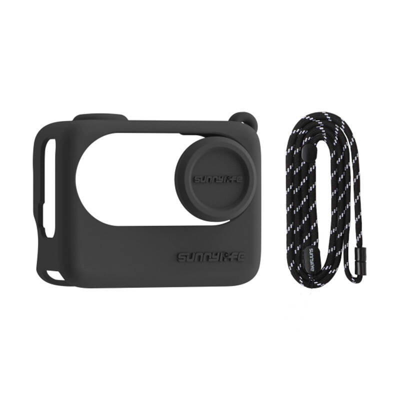 Sunnylife szilikon tok pánttal Insta360 GO 3S-hez (fekete) (G3S-BHT838-D)-0