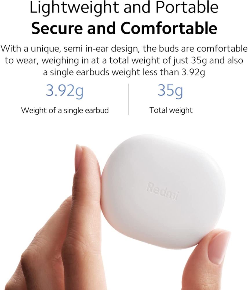 Xiaomi Redmi Buds 4 Lite Vezeték Nélküli Fülhallgató Fekete-1