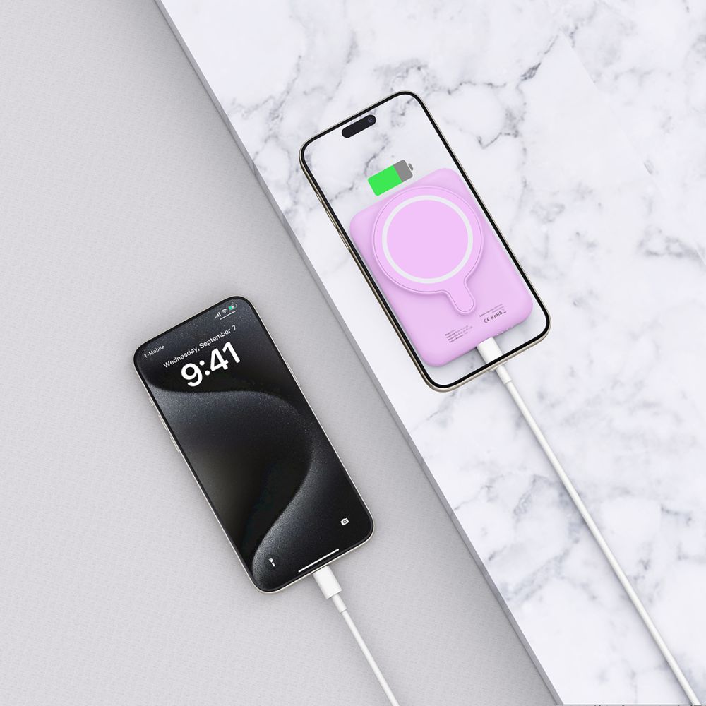Tech-protect Pb10 Lifemag Magsafe Power Bank 5000mah Lila-5