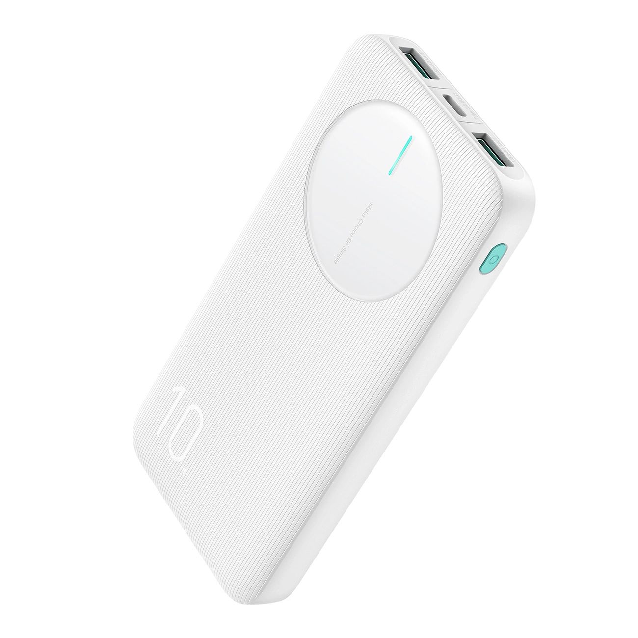 Powerbank Joyroom JR-PBF12 10000mAh 2.4A 2x USB-A 1x USB-C - fehér-0