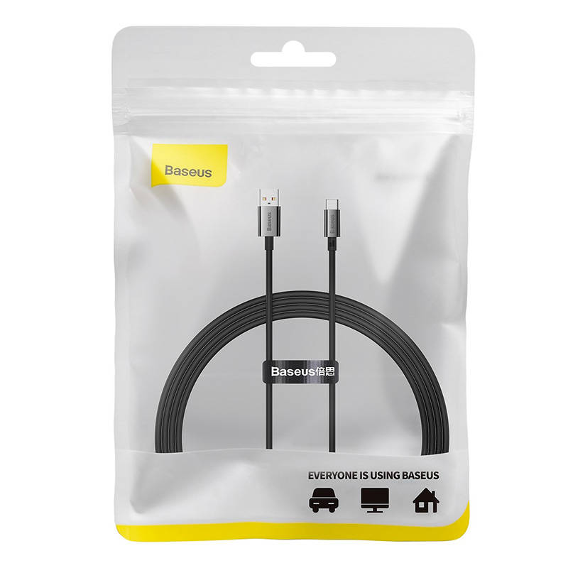 Baseus Superior USB - USB-C kábel, 100W, 1.5m (fekete)-4