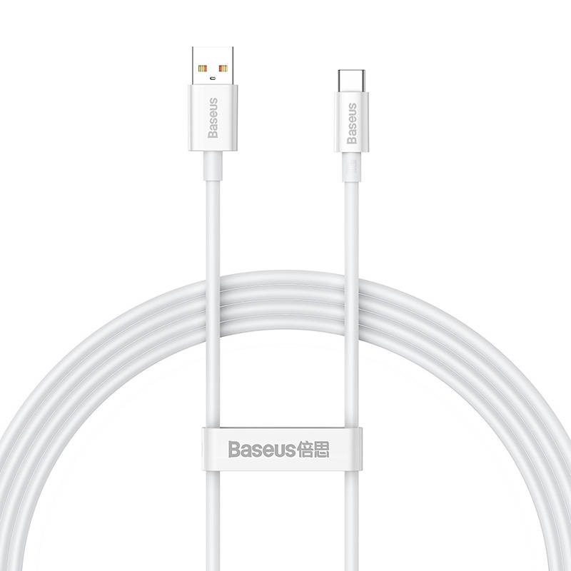 Baseus Superior USB - USB-C kábel, 100W, 1.5m (fehér)-7