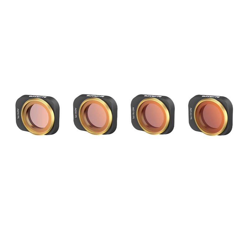 4 féle szűrő lencse Sunnylife ND-PL 4/8/16/32 DJI Mini 3 Pro-hoz (MM3-FI416)-0