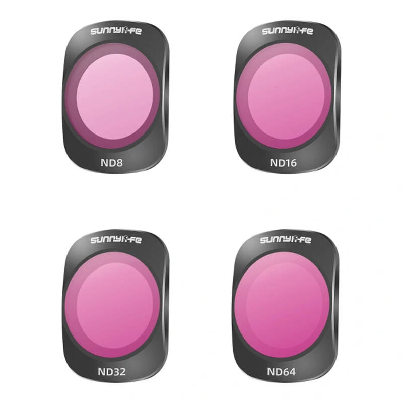 4 darab ND8+ND16+ND32+ND64 Sunnylife szűrő DJI Pocket 3-hoz-0