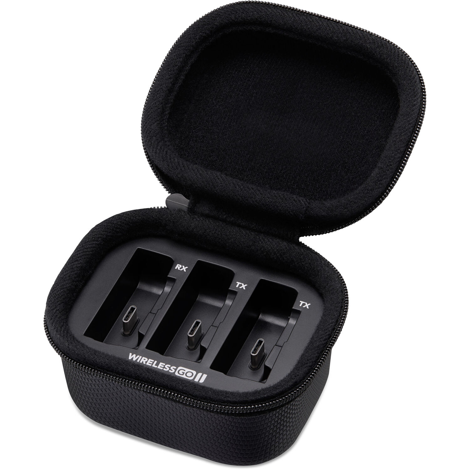 RODE Charge Case töltő tok és hordtáska Wireless GO II vezeték nélküli mikrofon rendszerhez-0