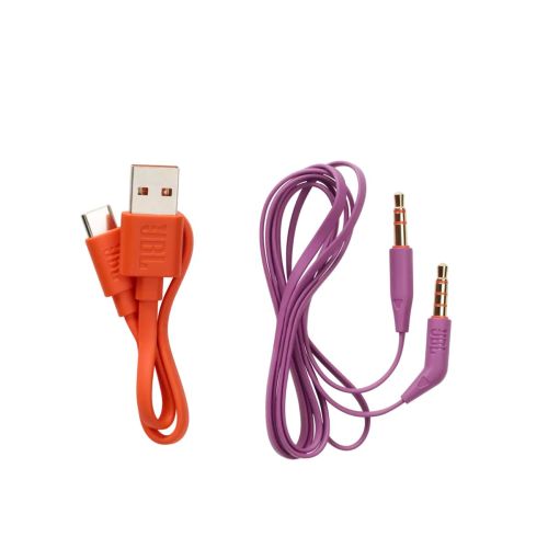 JBL JR460NC Bluetooth vezeték nélküli gyerek fejhallgató zajszűréssel, rózsaszín EU-6