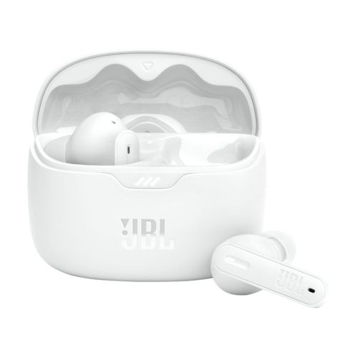JBL Tune Beam TWS Bluetooth vezeték nélküli fülhallgató fehér EU-0