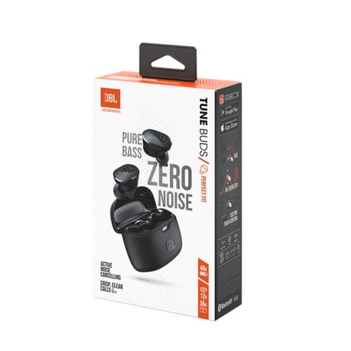 JBL Tune Buds TWS Bluetooth Vezeték Nélküli Fülbe Dugható Fülhallgató Fekete EU-1