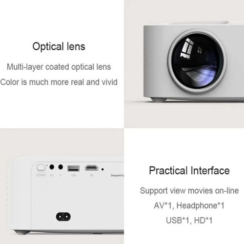 Wanbo Projektor X1 Pro 1080p Android rendszerrel Fehér EU-3