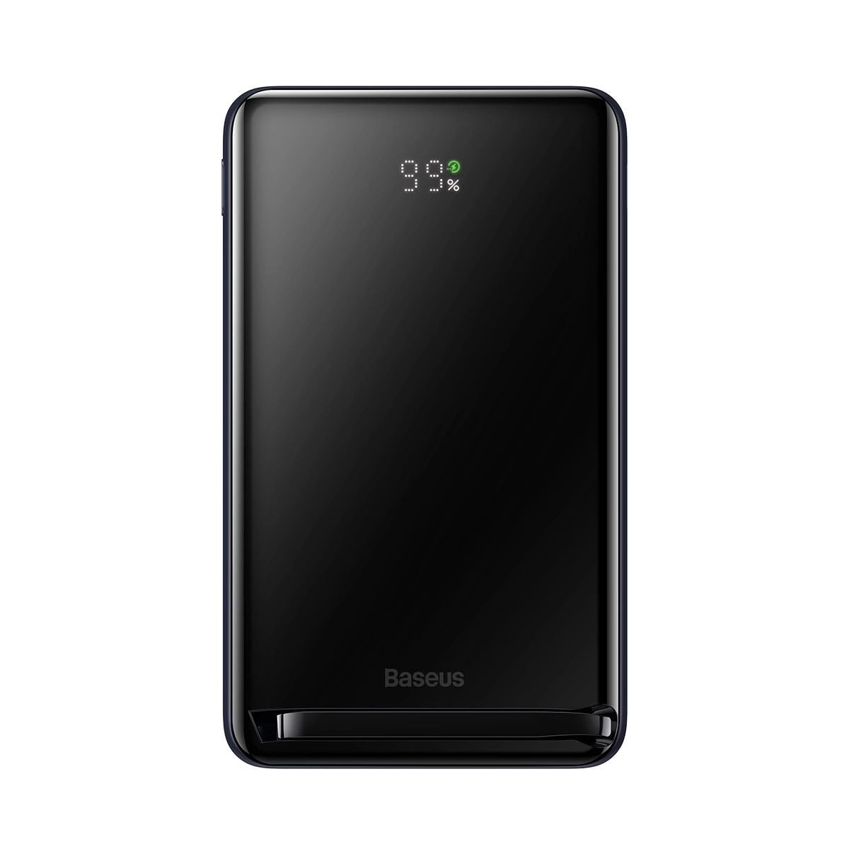 Baseus Mágneses Konzol power bank vezeték nélküli töltéssel MagSafe 10000mAh 20W sötétkék (PPCX000003) + USB Type C kábel Baseus Xiaobai Series 60W 0.5m-12