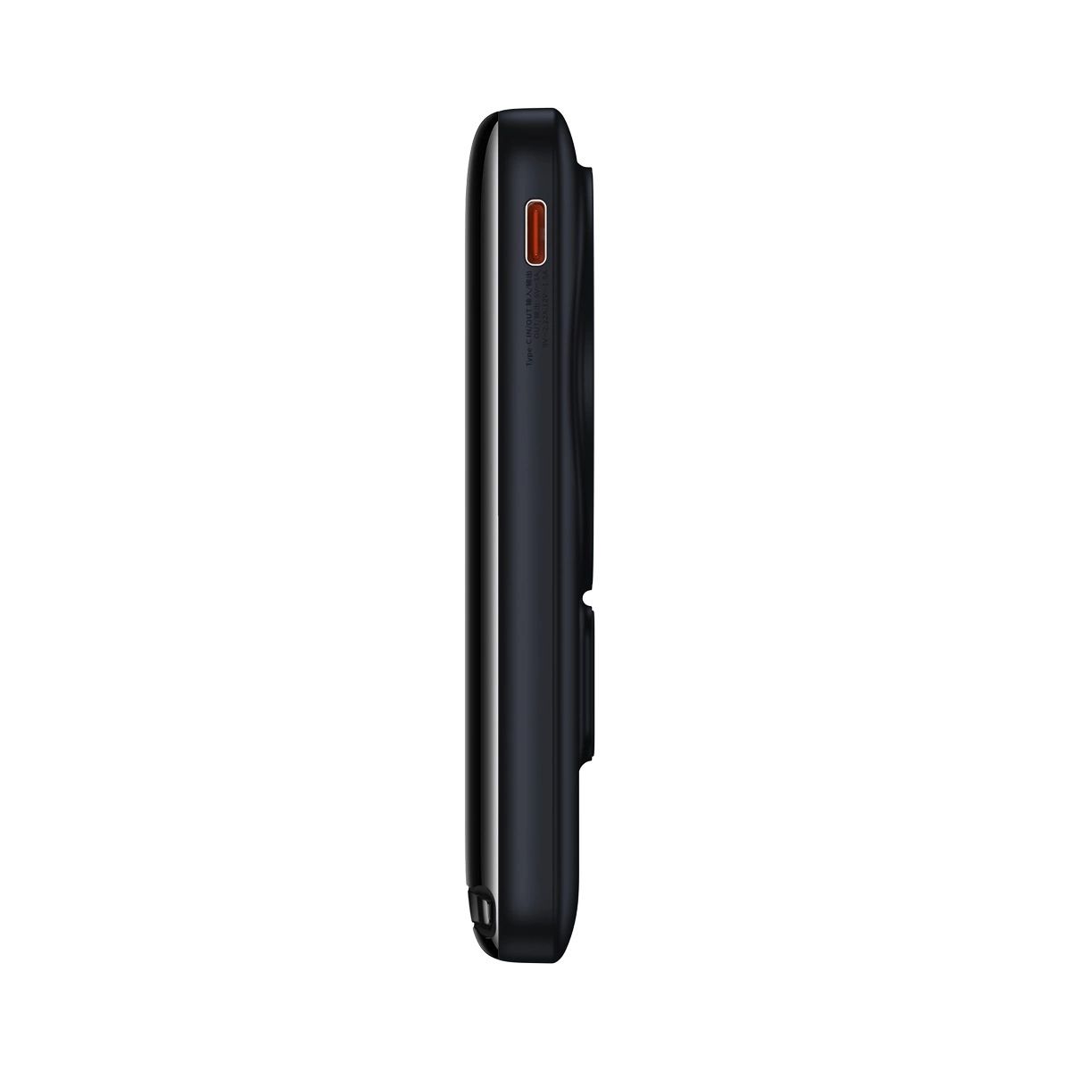 Baseus Mágneses Konzol power bank vezeték nélküli töltéssel MagSafe 10000mAh 20W sötétkék (PPCX000003) + USB Type C kábel Baseus Xiaobai Series 60W 0.5m-7