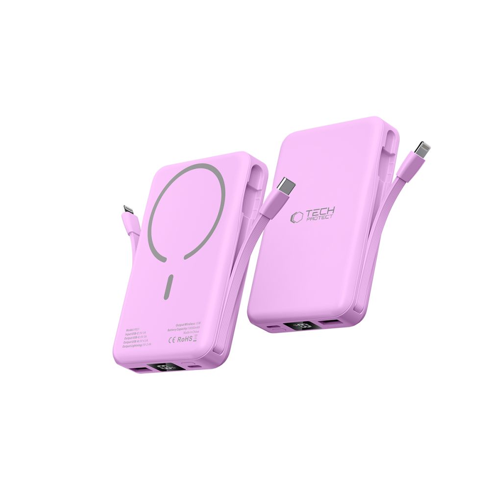 Tech-protect Pb31 Lifemag Magsafe Power Bank 10000mah Levendula-6