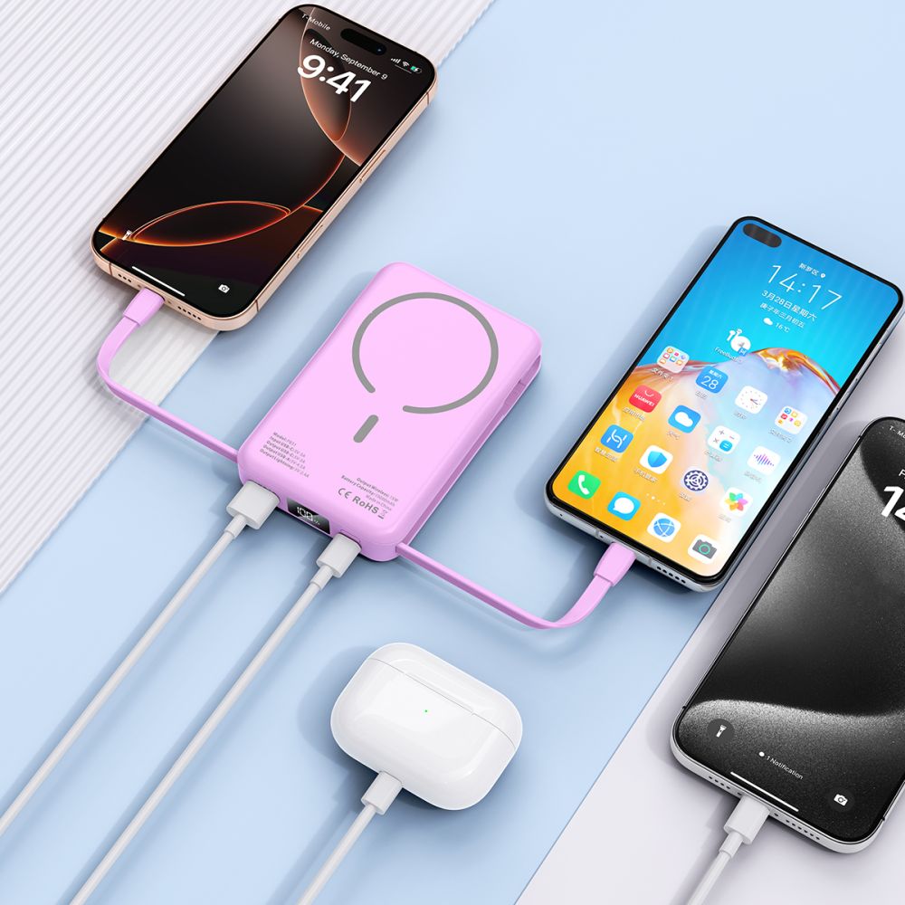 Tech-protect Pb31 Lifemag Magsafe Power Bank 10000mah Levendula-2