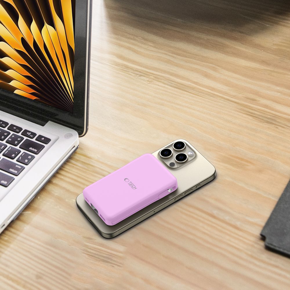 Tech-protect Pb31 Lifemag Magsafe Power Bank 10000mah Levendula-1