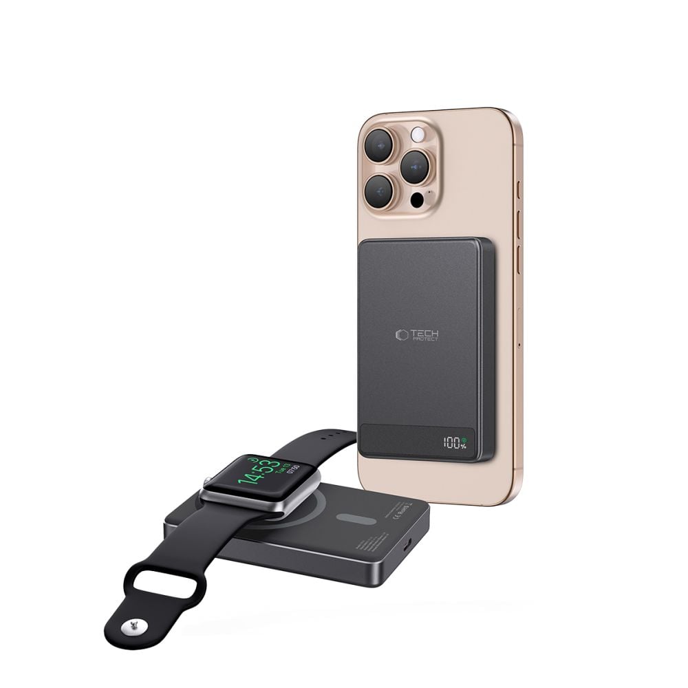 Tech-protect Pb33 Lifemag Magsafe Power Bank 5000mah Fekete-1
