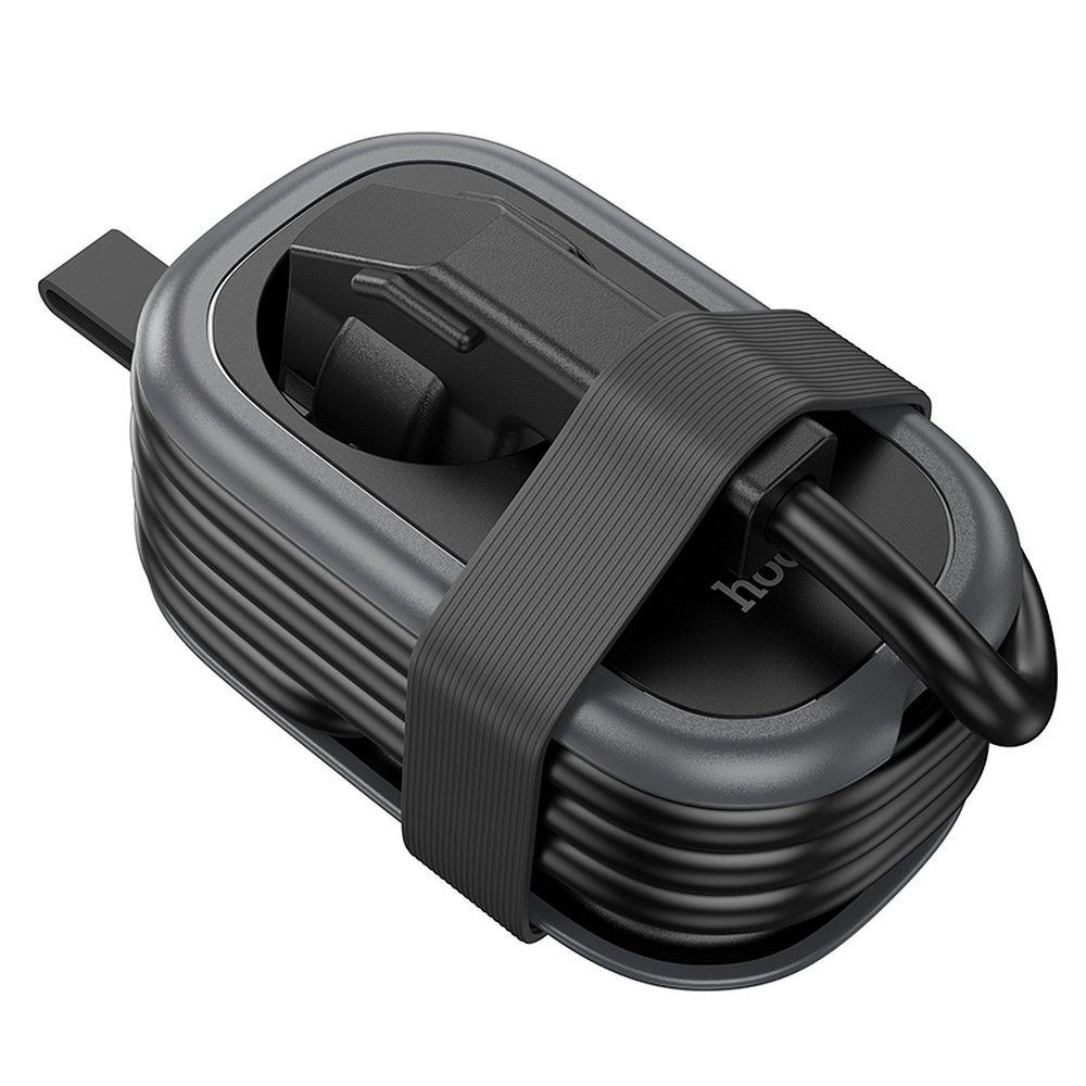 HOCO multifunkcionális elosztó 1 aljzat + 2 x USB A + Type C EU szabványok 4000W 3,1A NS6 1,1 m fekete-7