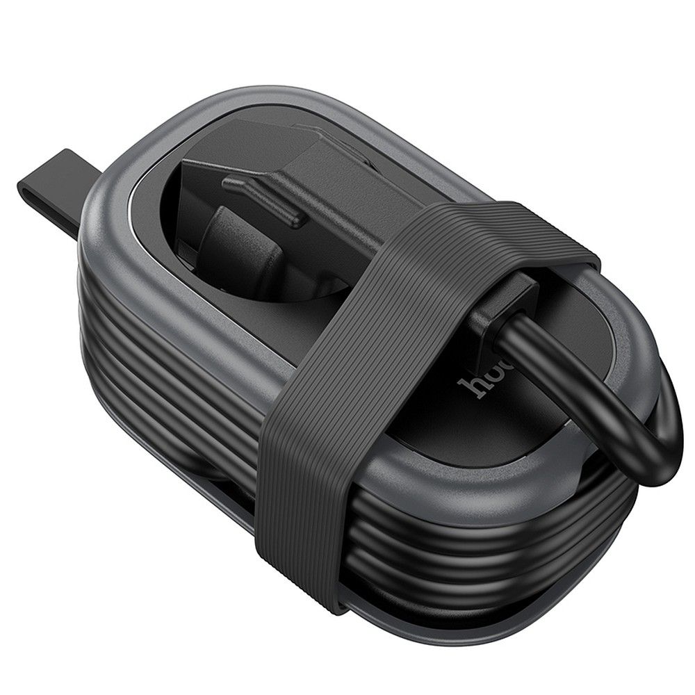 HOCO multifunkcionális elosztó 1 aljzat + 2 x USB A + Type C EU szabványok 4000W PD QC 3A 20W NS7 1,1 m fekete-4