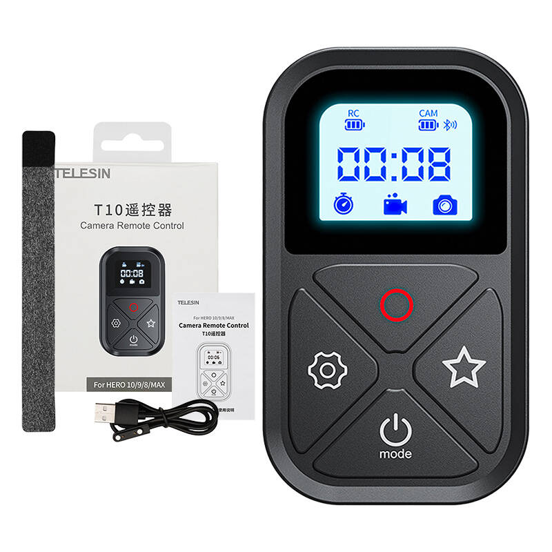 Telesin T10 Remote control for GoPro Hero 12 / 11 / 10 / 9 / 8 / MAX (GP-RMT-T10)-2