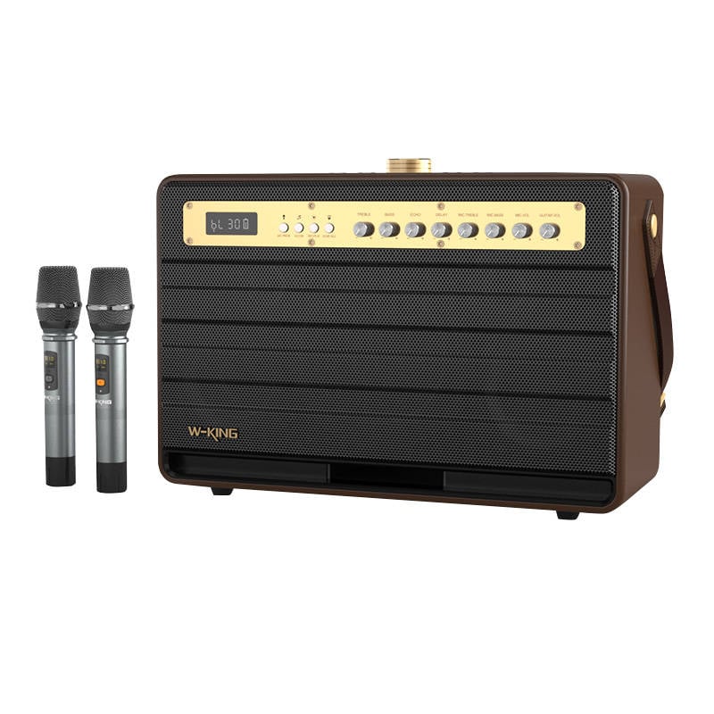 W-KING K6L 120W Vezeték nélküli Bluetooth Hangszóró (barna)-0