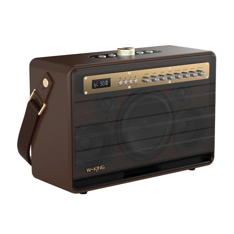 W-KING K6L 120W Vezeték nélküli Bluetooth Hangszóró (barna)-1