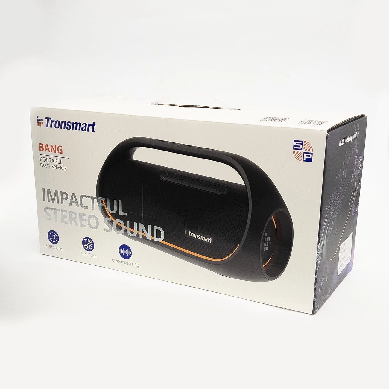Tronsmart Bang Vízálló Bluetooth Vezeték nélküli Hangszóró 60W Powerbank Funkcióval fekete (723928)-12